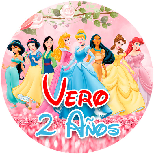 Disney Princess Birthday Background