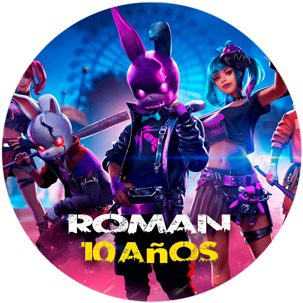 Fondo de cumpleaños de Free Fire