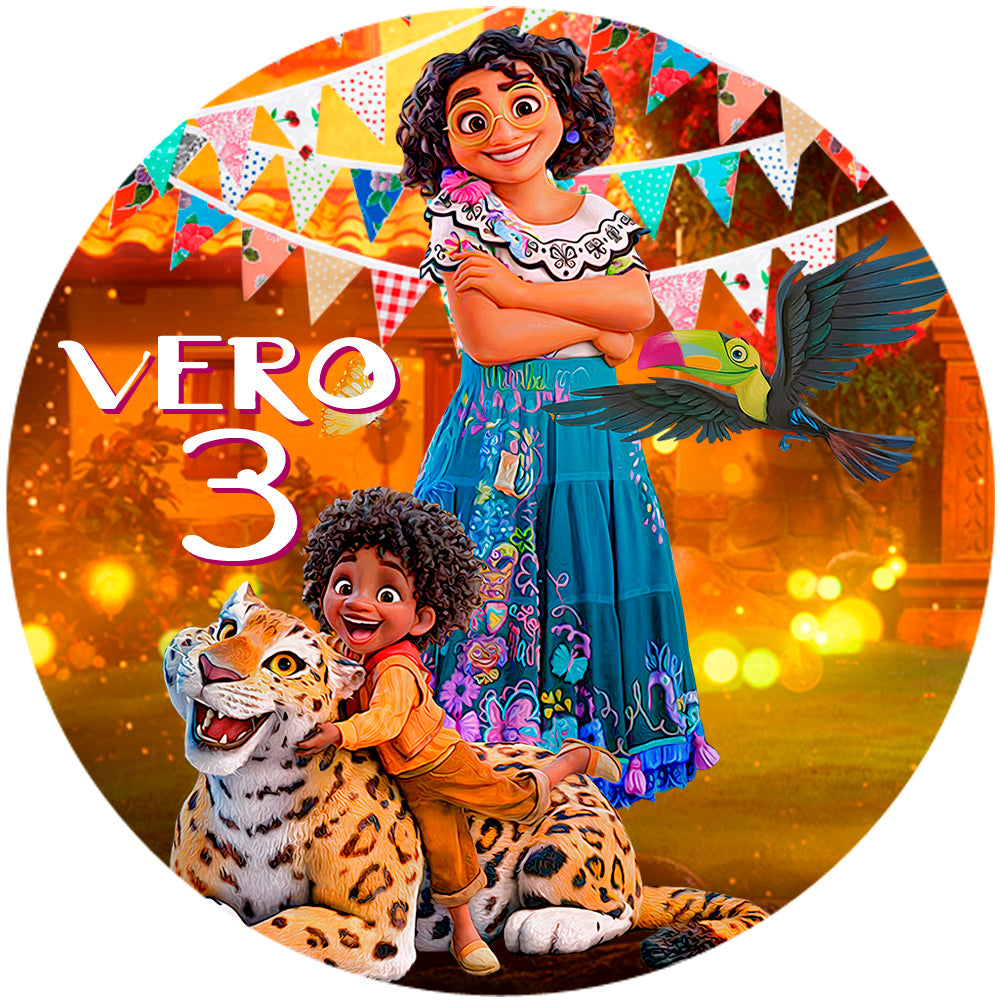 Fondo de cumpleaños de Encanto