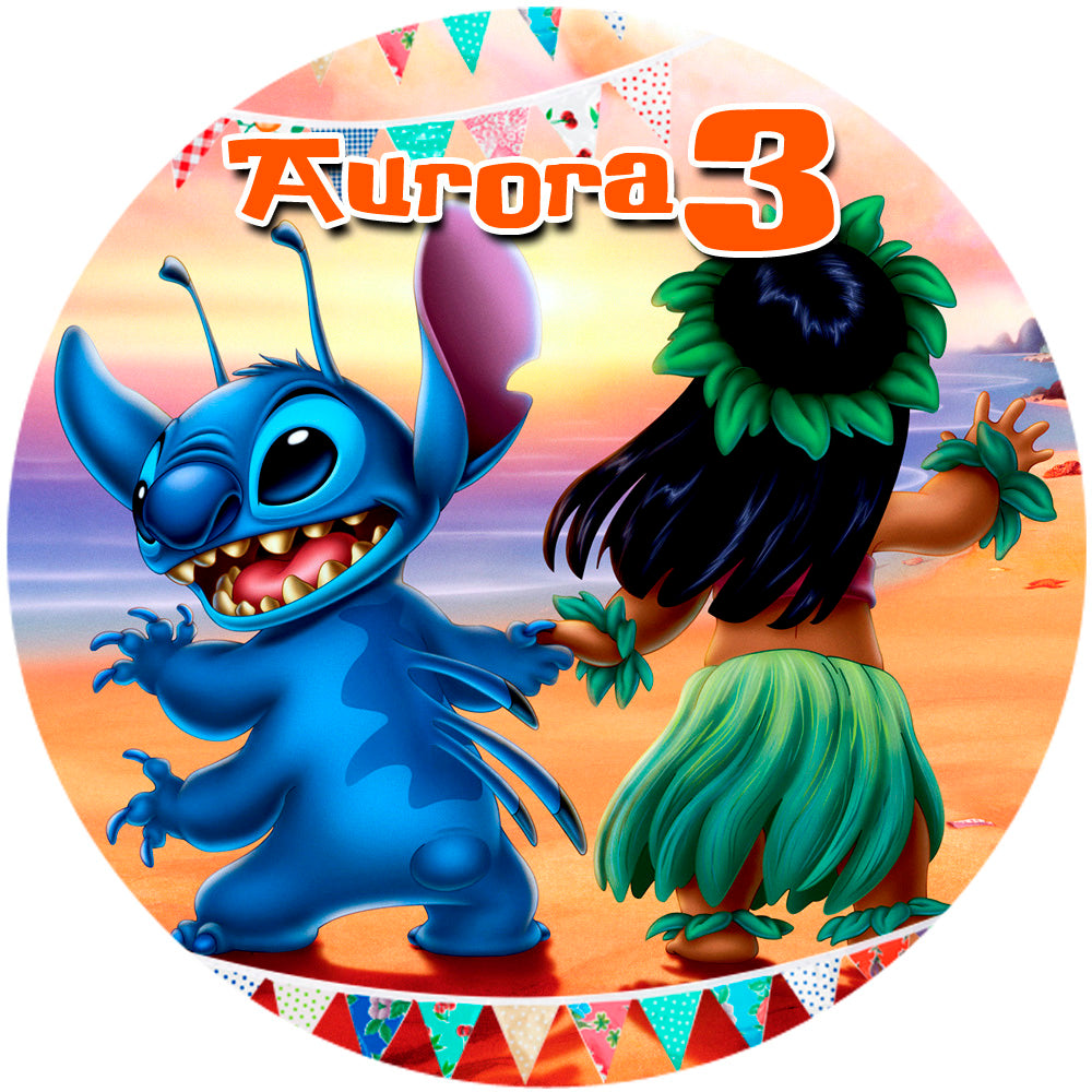 Fondo de cumpleaños de Stitch