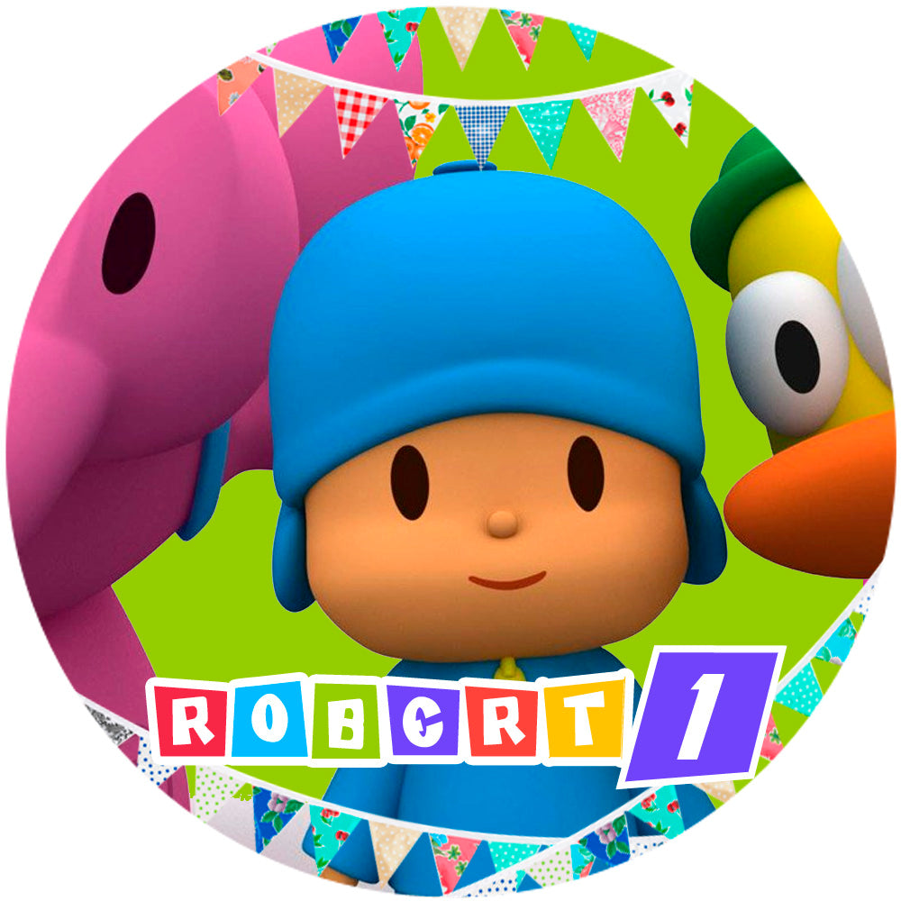 Fondo de cumpleaños de Pocoyo