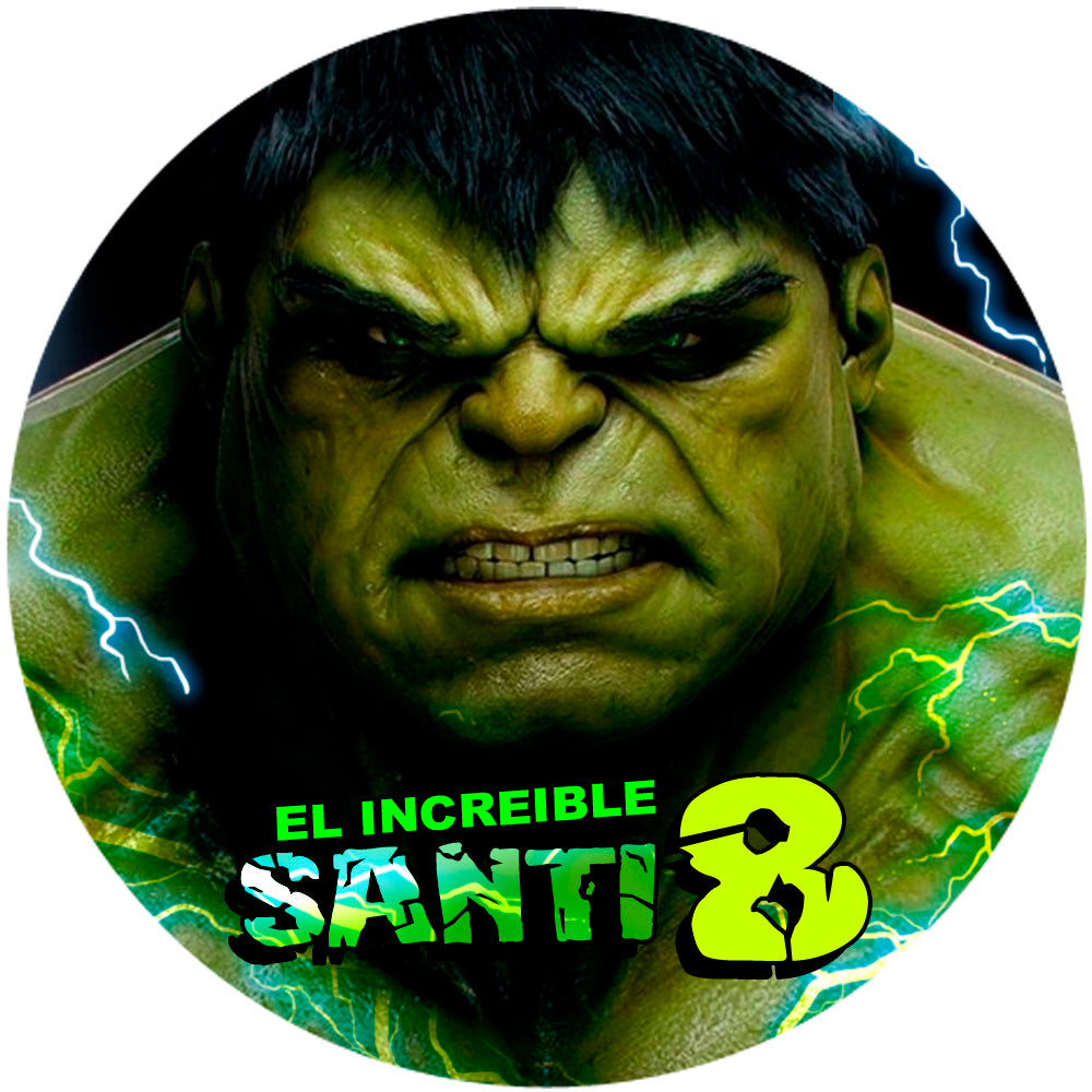 Hulk birthday background