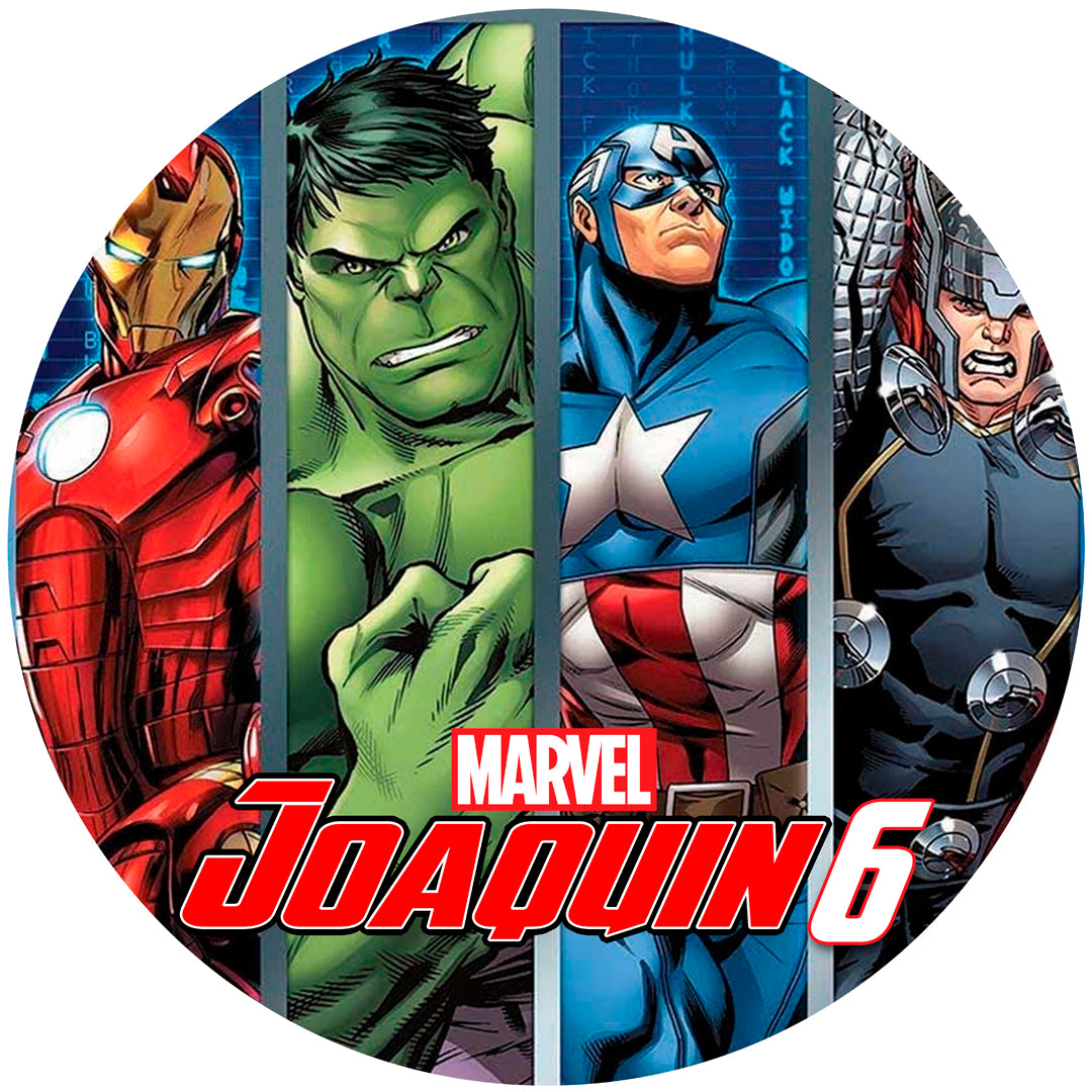 Fondo de cumpleaños de Avengers