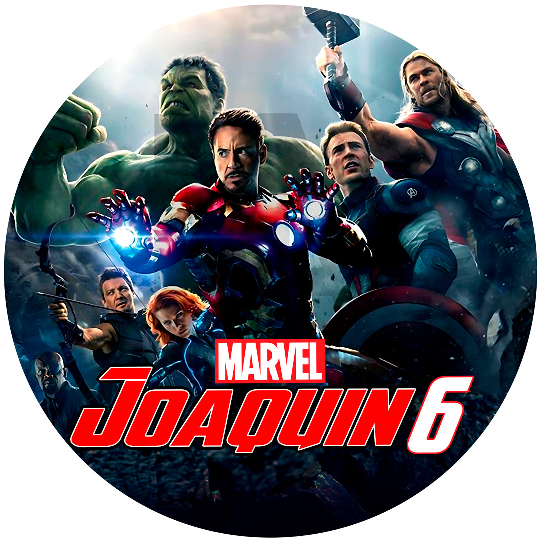 Fondo de cumpleaños de Avengers