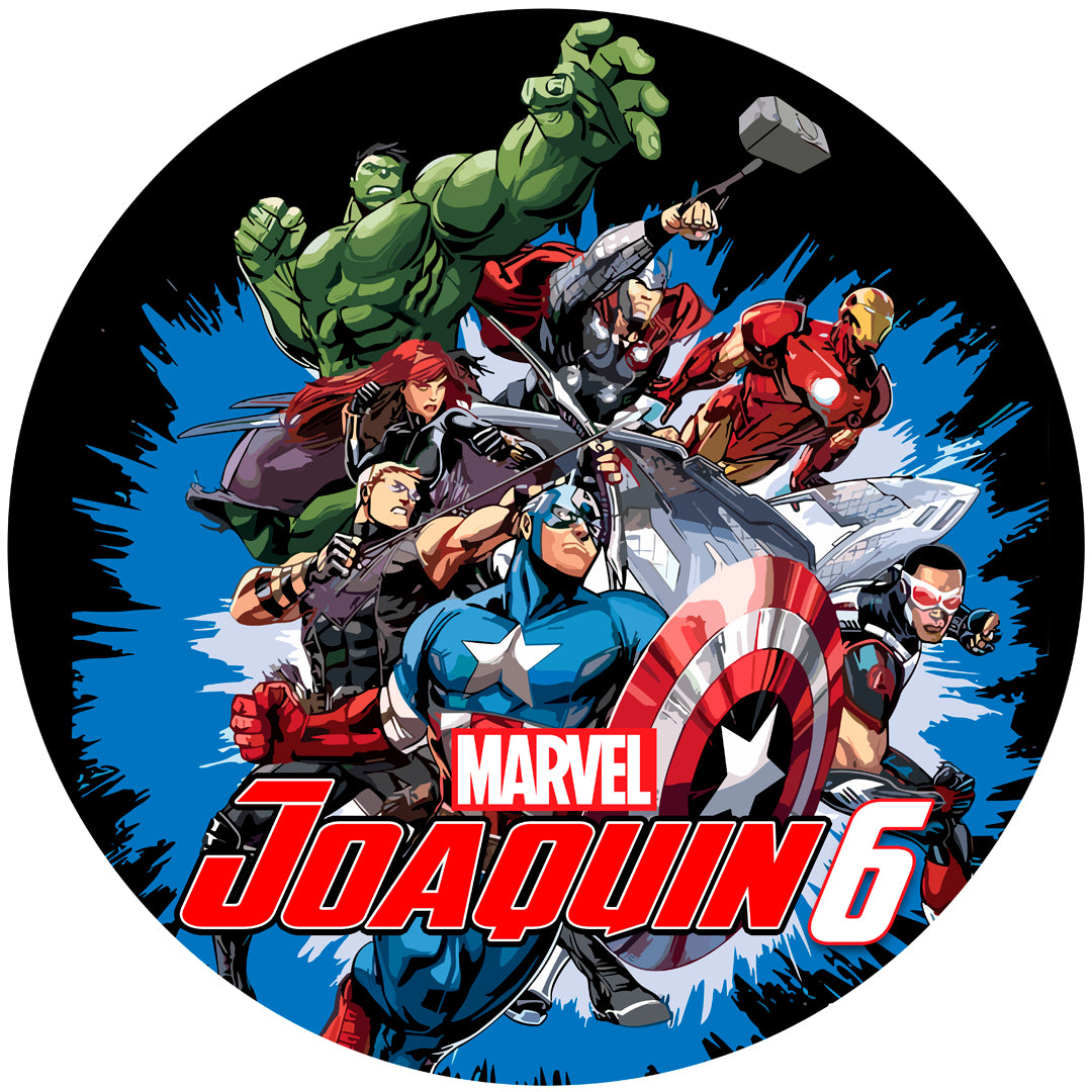 Fondo de cumpleaños de Avengers