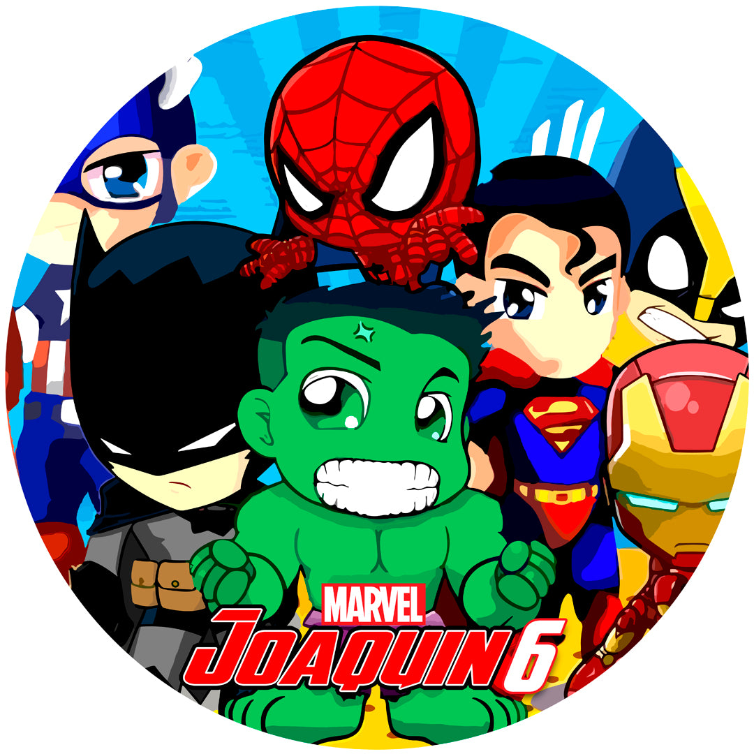 Fondo de cumpleaños de Avengers