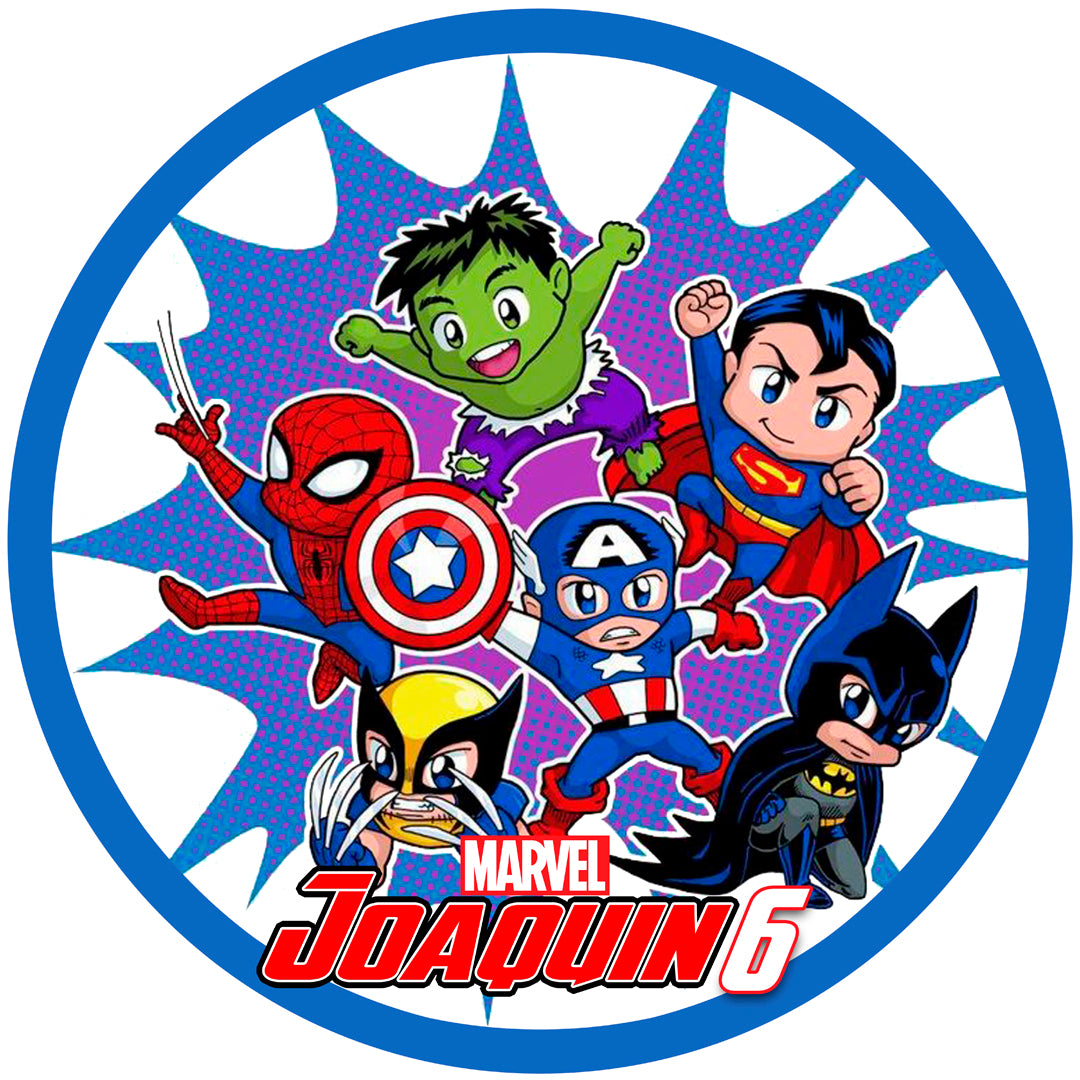 Fondo de cumpleaños de Avengers