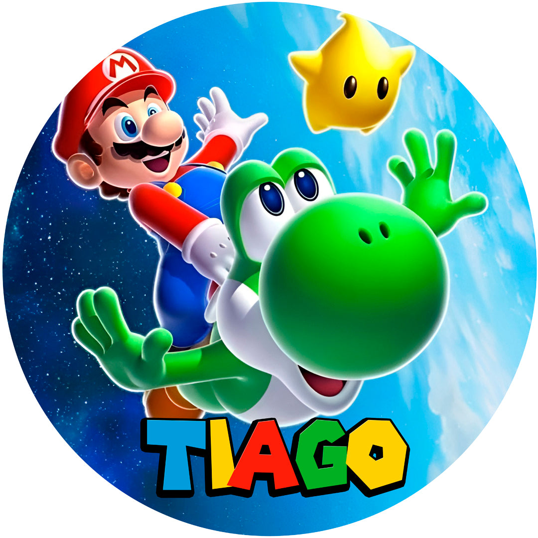 Fondo de cumpleaños Mario Bros