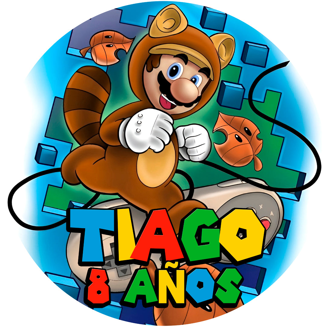 Fondo de cumpleaños Mario Bros