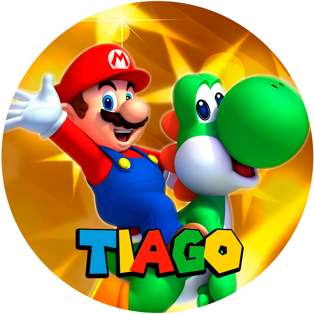 Fondo de cumpleaños Mario Bros