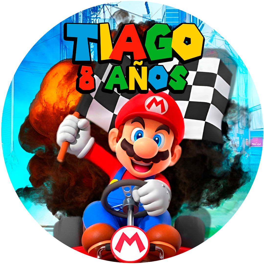 Fondo de cumpleaños Mario Bros