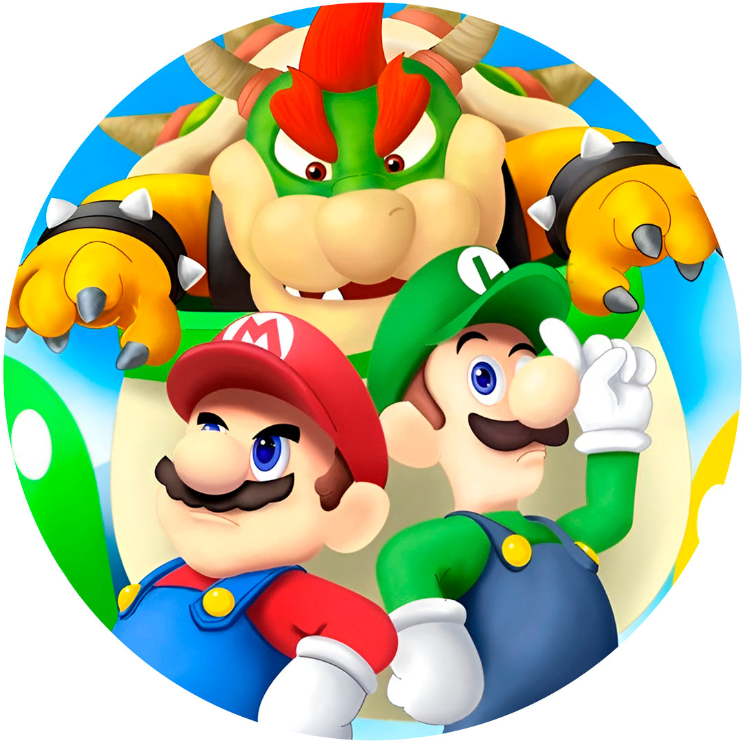 Fondo de cumpleaños Mario Bros