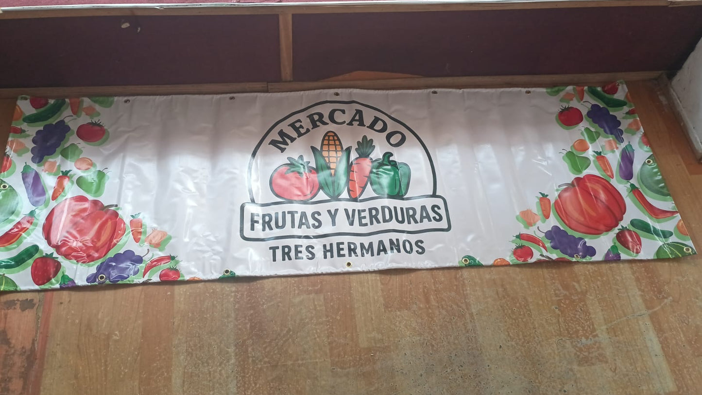 Cartel Luminoso Verduleria Negocio