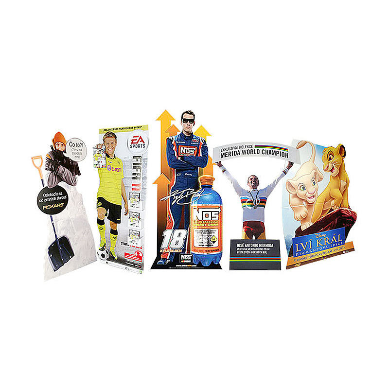 Figura Rigida Recortada – Exhibidor Corporativo