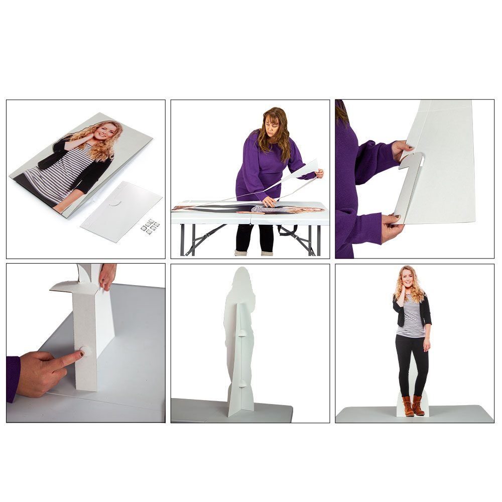 Figura Rigida Recortada – Exhibidor Corporativo