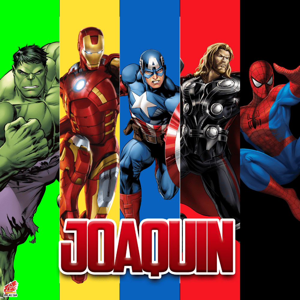 Fondo de cumpleaños Vengadores | Marvel | Super héroes