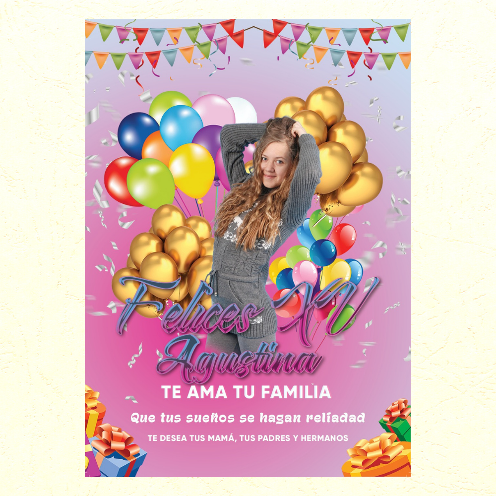 Mini birthday banner