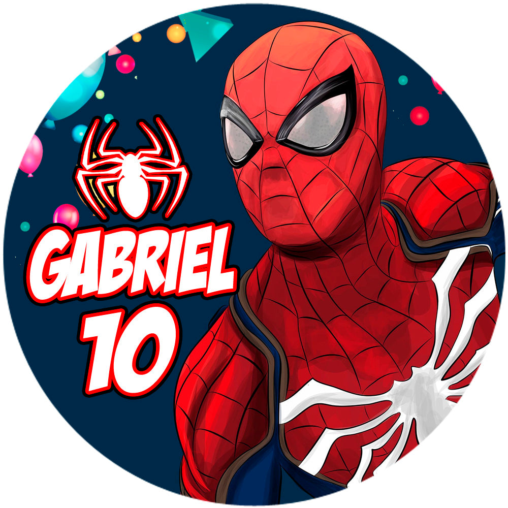 Fondo de cumpleaños Spiderman