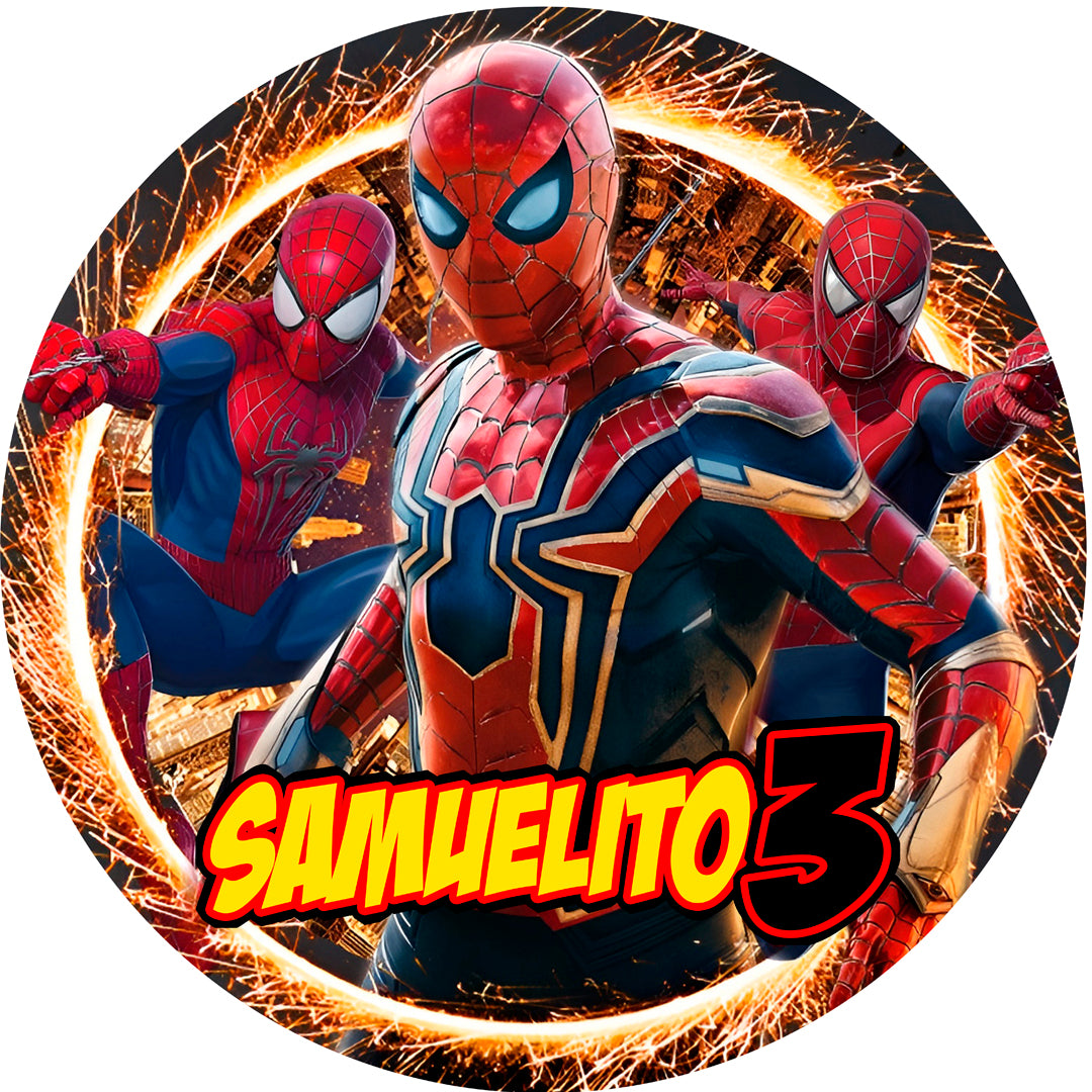 Fondo de cumpleaños Spiderman