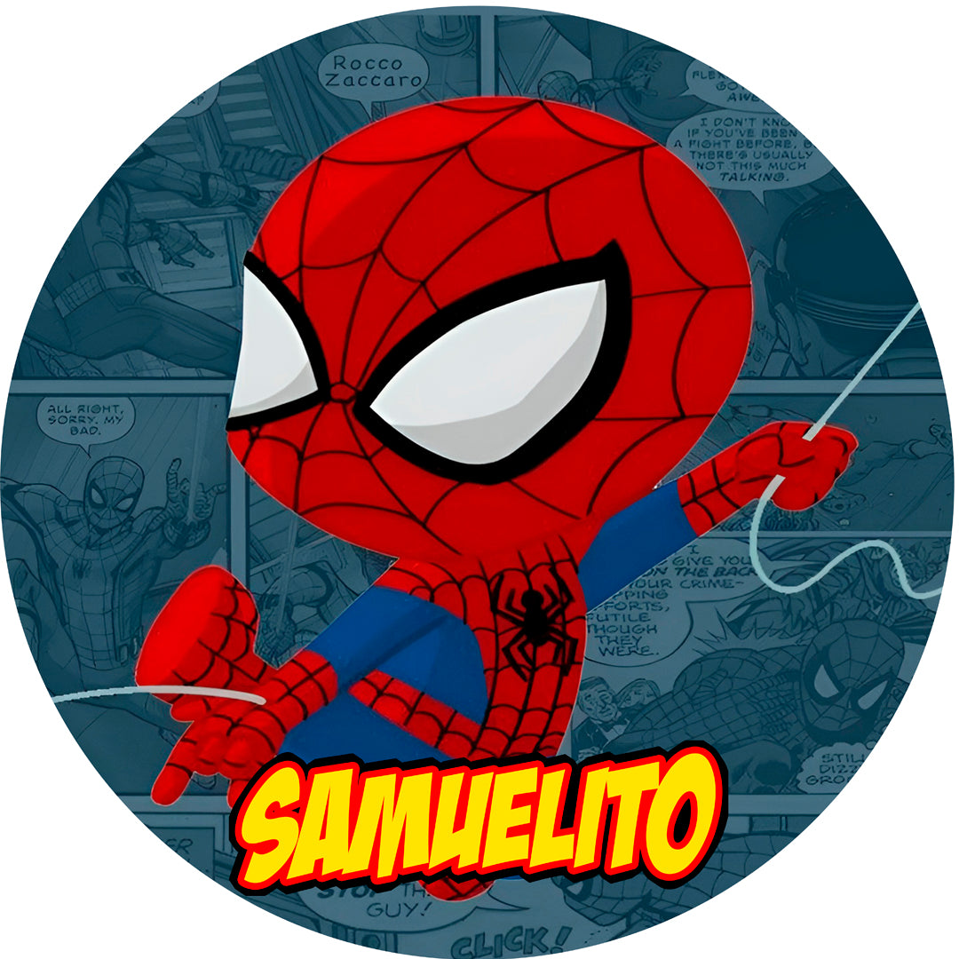 Fondo de cumpleaños Spiderman
