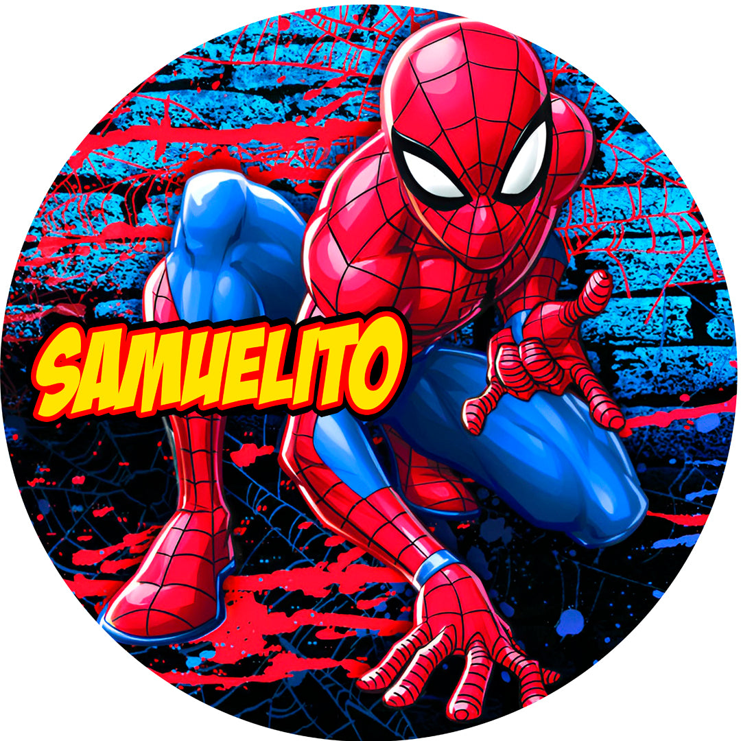 Fondo de cumpleaños Spiderman