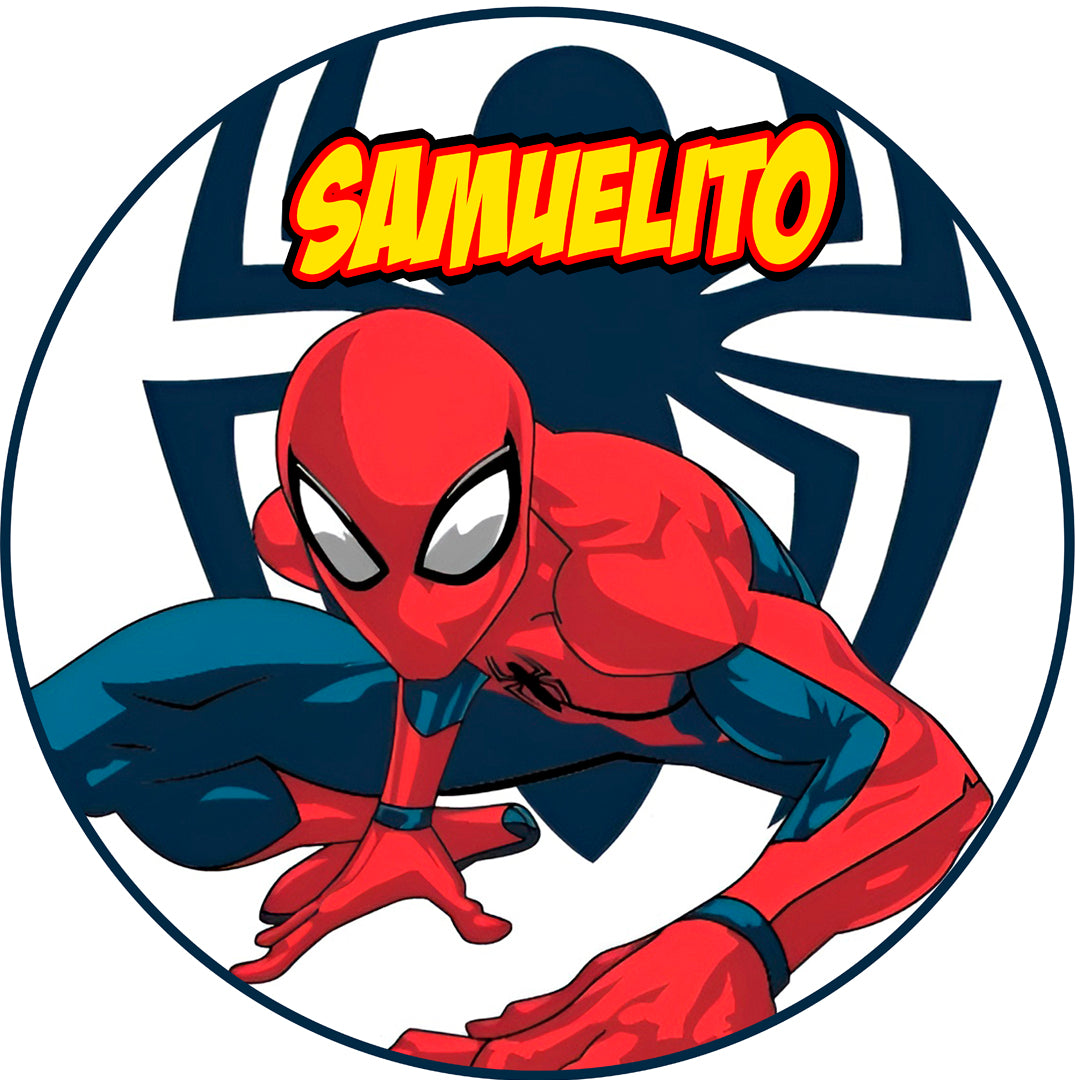 Fondo de cumpleaños Spiderman