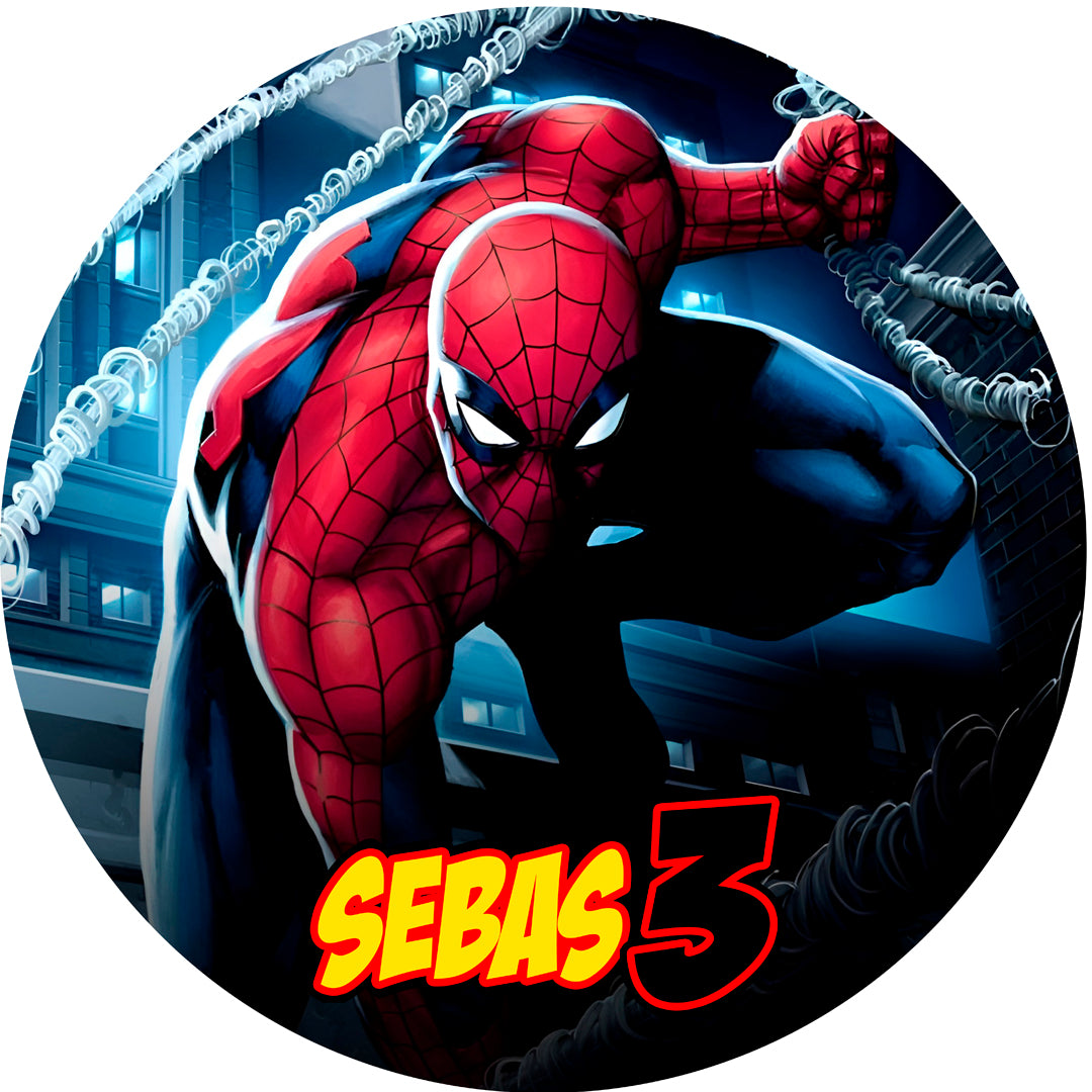 Fondo de cumpleaños Spiderman