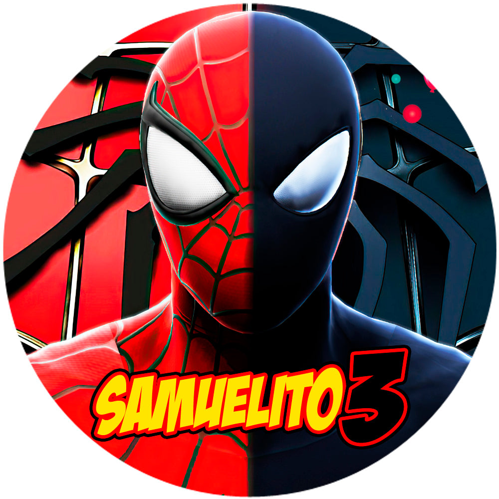 Fondo de cumpleaños Spiderman