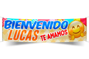 Pasacalle de bienvenida personalizado - diseño 1 | Tematik