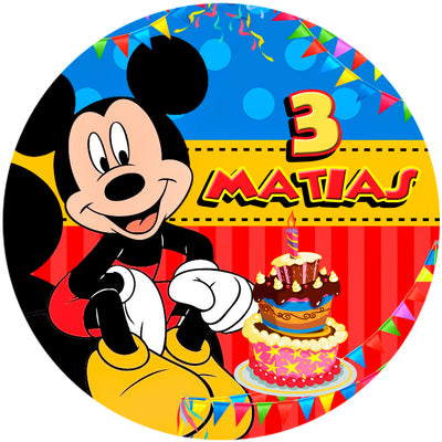 Fondo de cumpleaños de Mickey