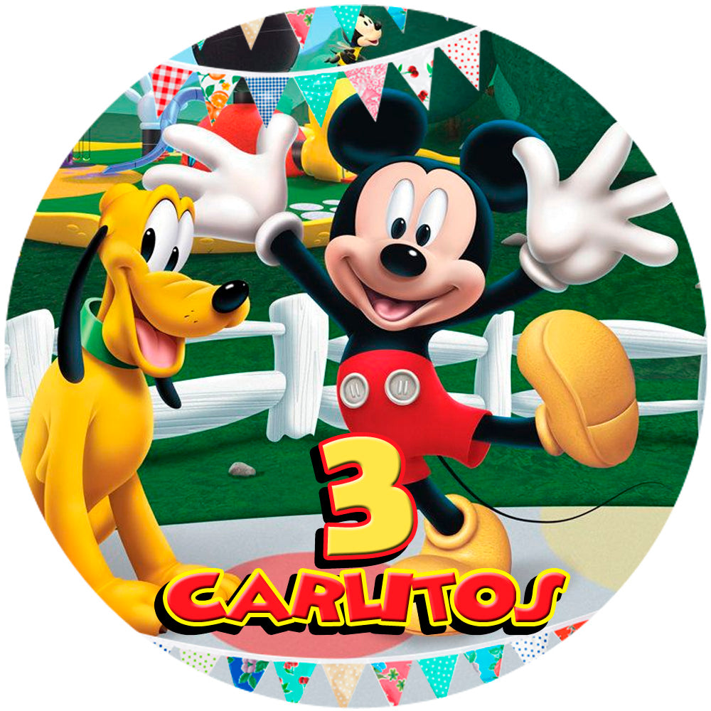 Fondo de cumpleaños de Mickey