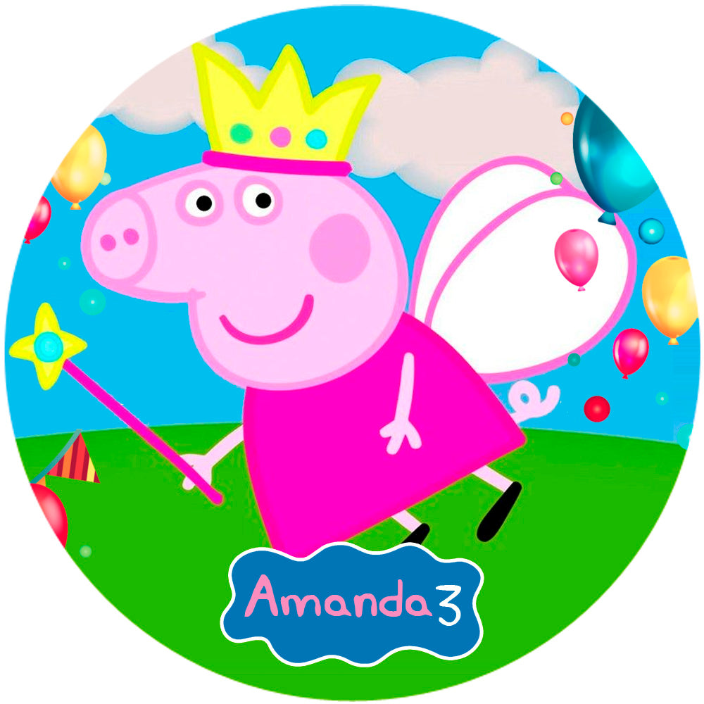 Fondo de cumpleaños de Pepa Pig