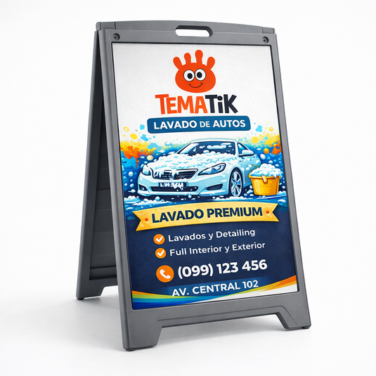 Pizarra Doble de Piso