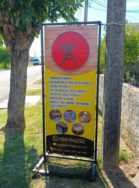 Cartel de vereda stopper para comercios - modelo 3 | Tematik