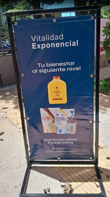 Cartel de vereda stopper para comercios - modelo 4 | Tematik
