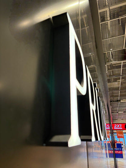 Letras corpóreas 3D para fachadas y locales - modelo 2 | Tematik