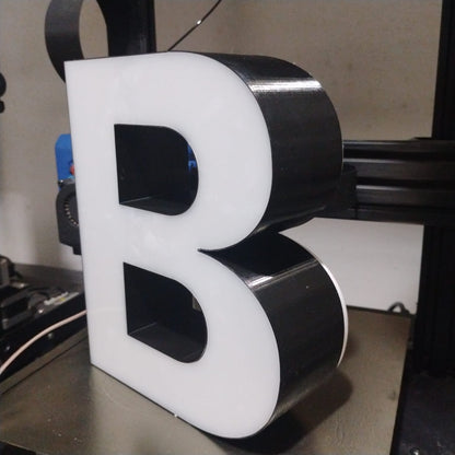 Letras corpóreas 3D para fachadas y locales - modelo 3 | Tematik