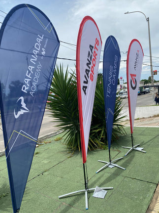 Bandera Gota Evento Promocional Uruguay