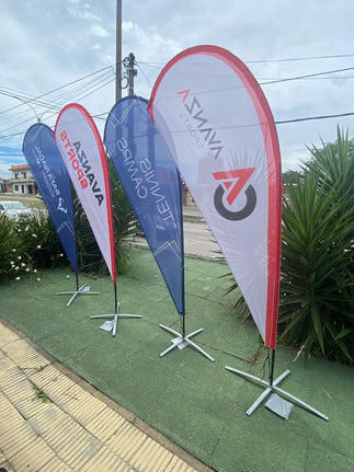 Bandera Gota Publicitaria Exterior Uruguay