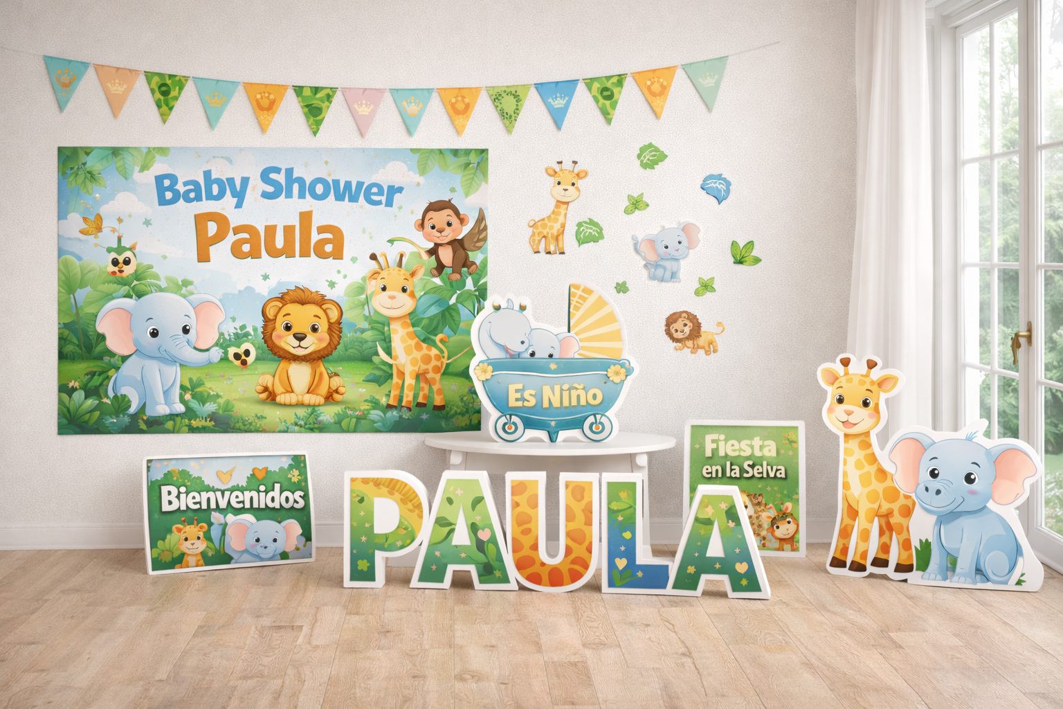 banner baby shower selva