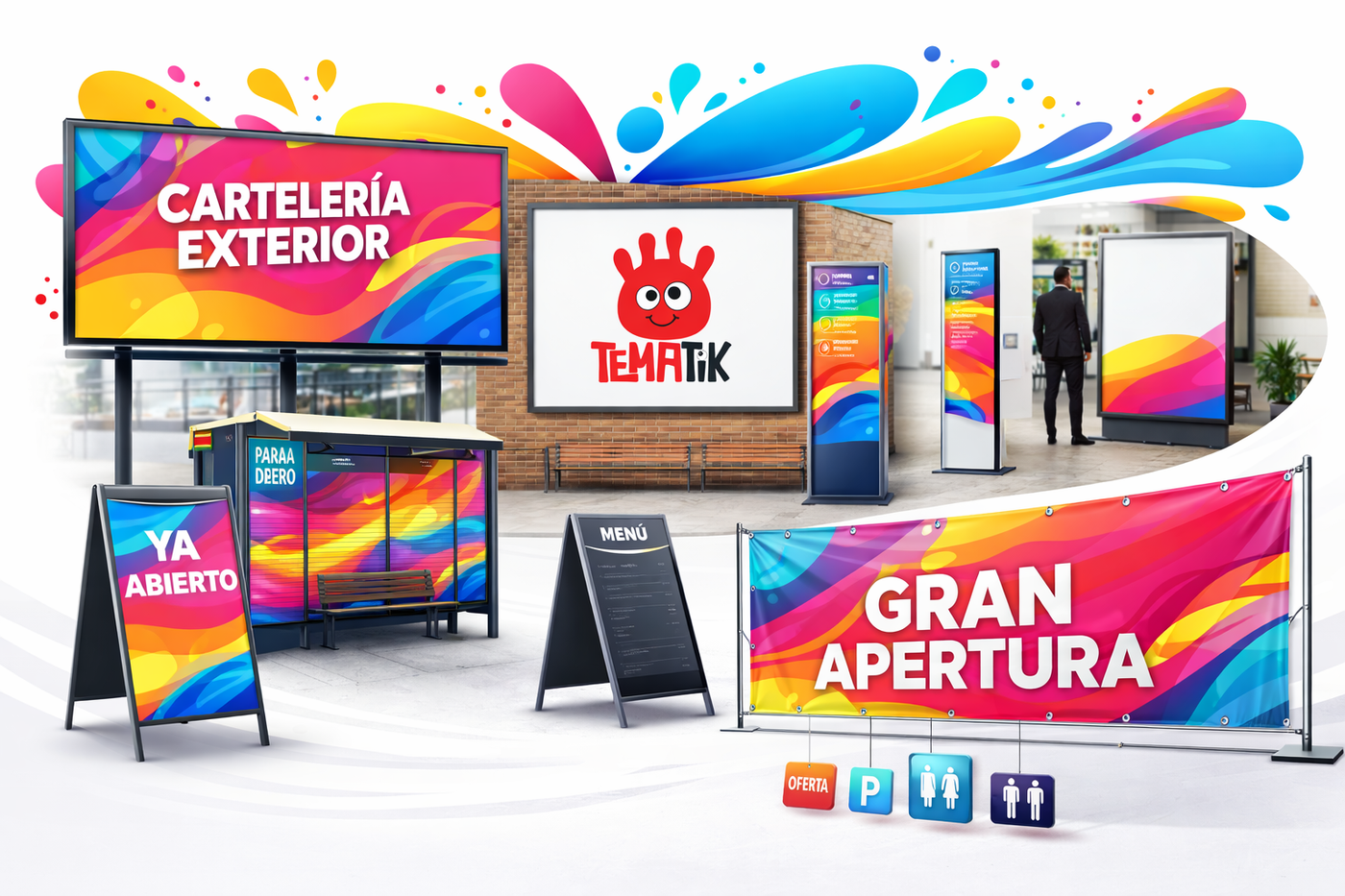 Señalización profesional para negocios - Tematik