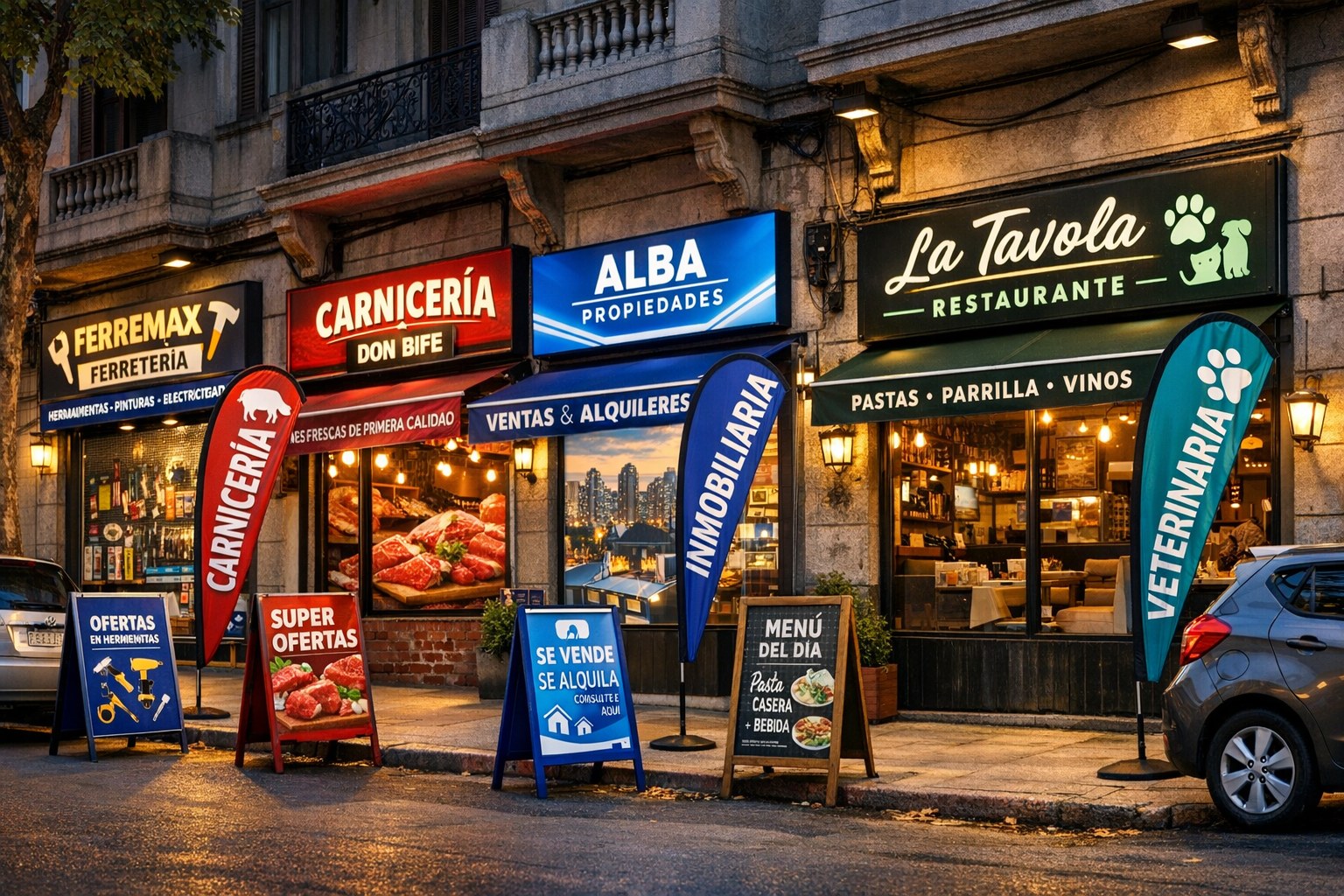 Banner TEMATIK - Impresion profesional para negocios Uruguay