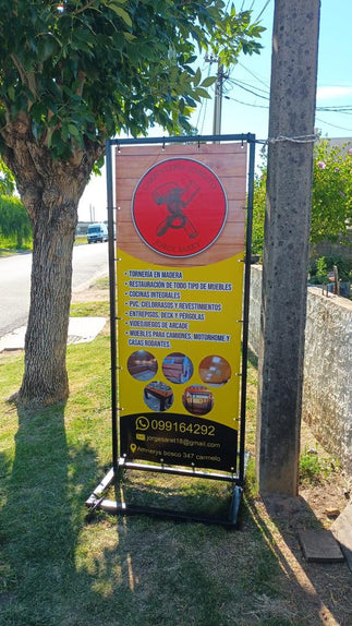 Cartel Vereda Stopper Publicitario 160X60