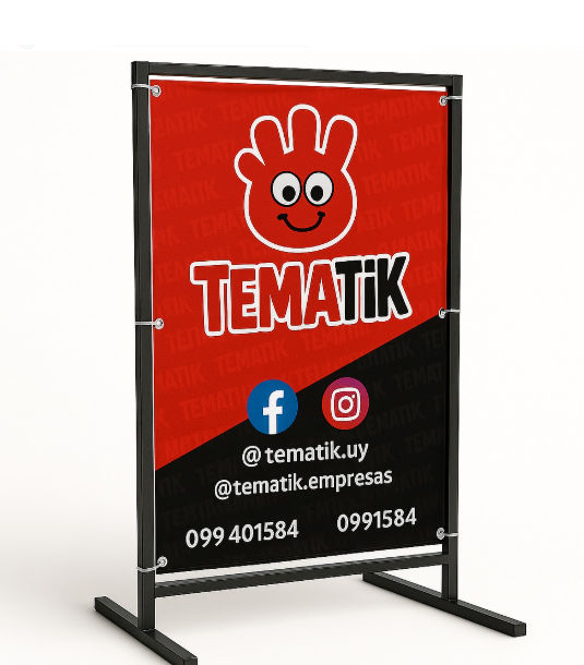 Cartel de vereda stopper para comercios - modelo 1 | Tematik