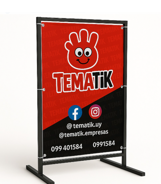 Cartel de vereda stopper para comercios - modelo 1 | Tematik