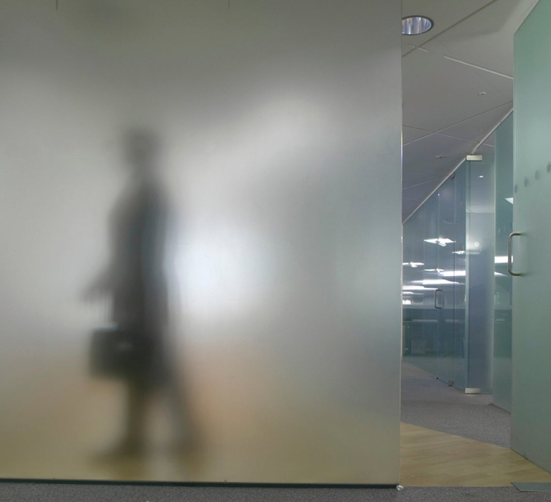 Vinilo Esmerilado para Privacidad