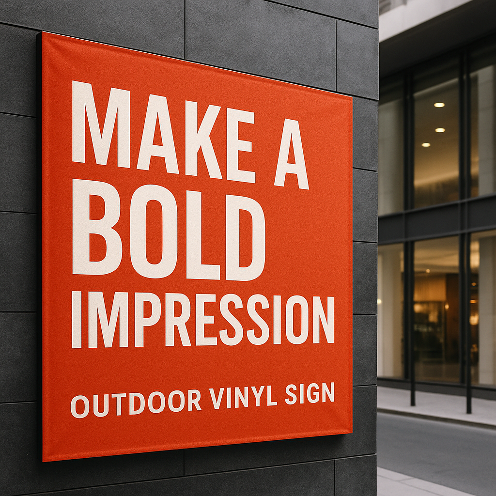Banner de Vinilo Exterior – Resistente al Agua y UV
