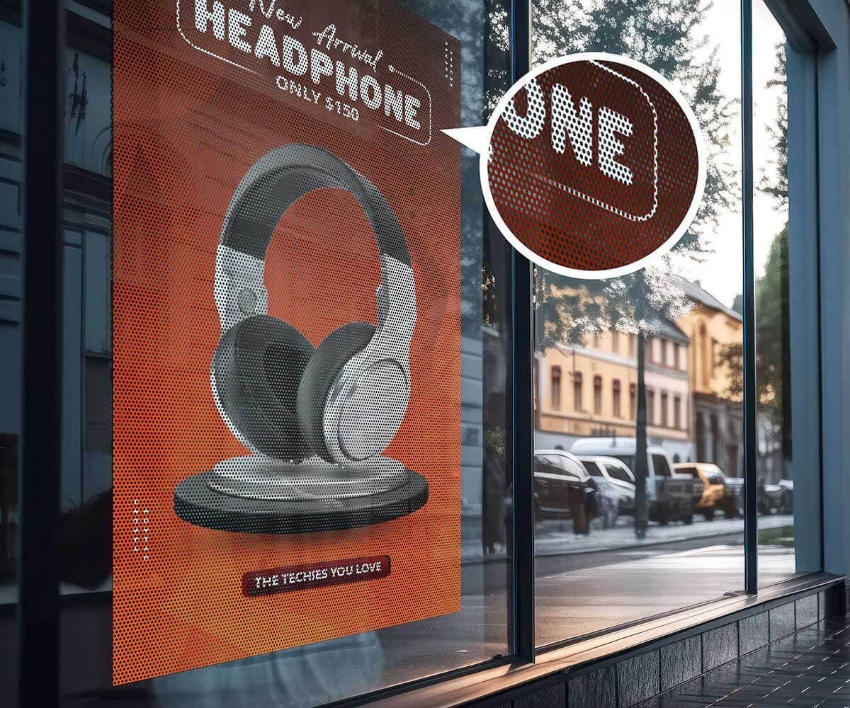 Vinilo Microperforado – Vision Unidireccional