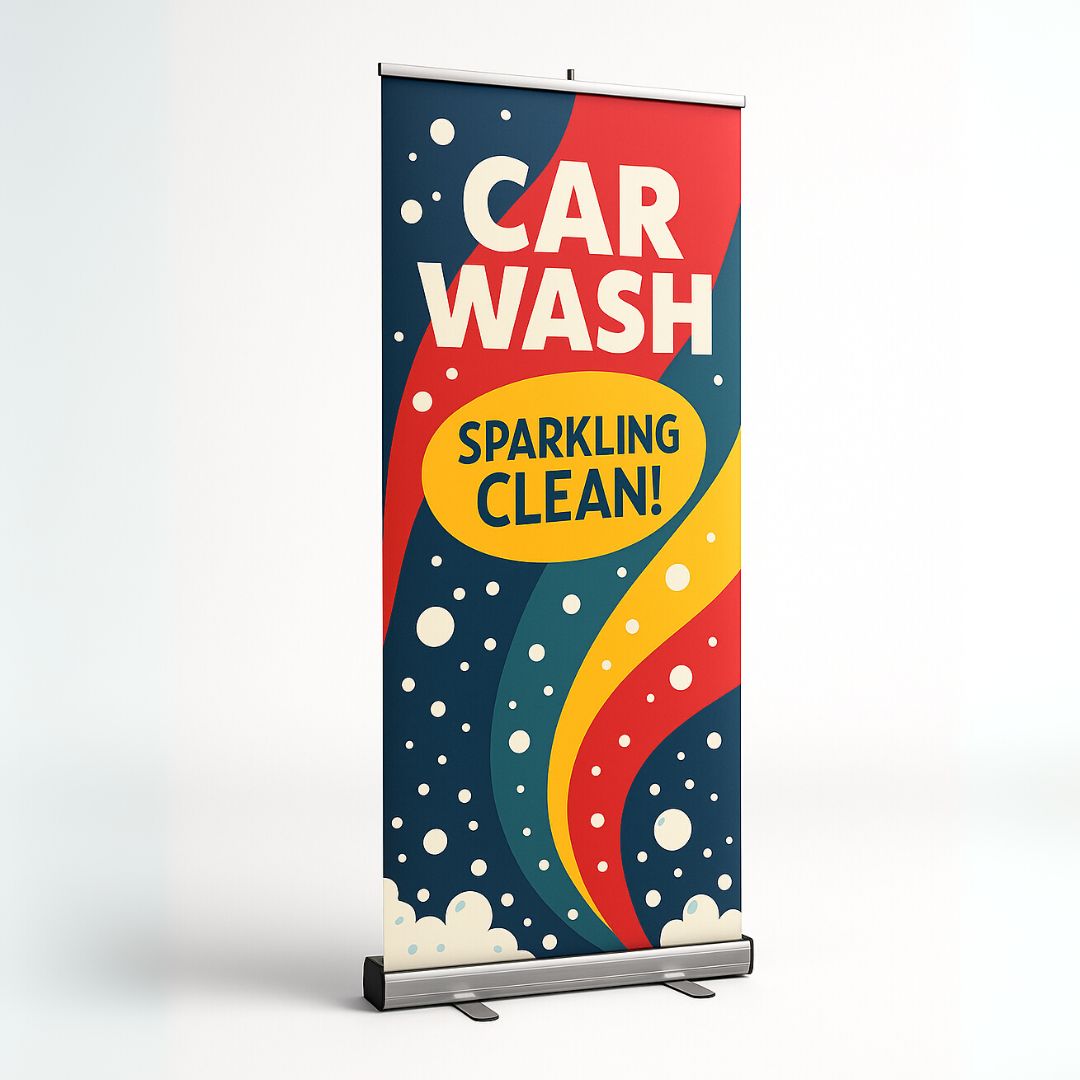 Roll up banner retráctil para empresas - modelo 2 | Tematik