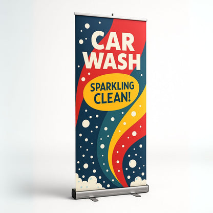 Roll up banner retráctil para empresas - modelo 2 | Tematik